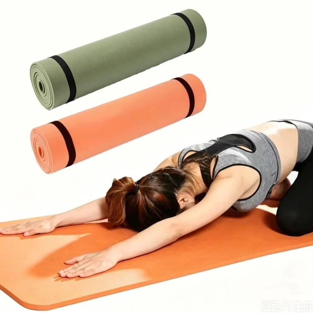Pilates Yoga Mat Thickness - 180×50cm Multicolor EVA Antislipmat 6mm dik,