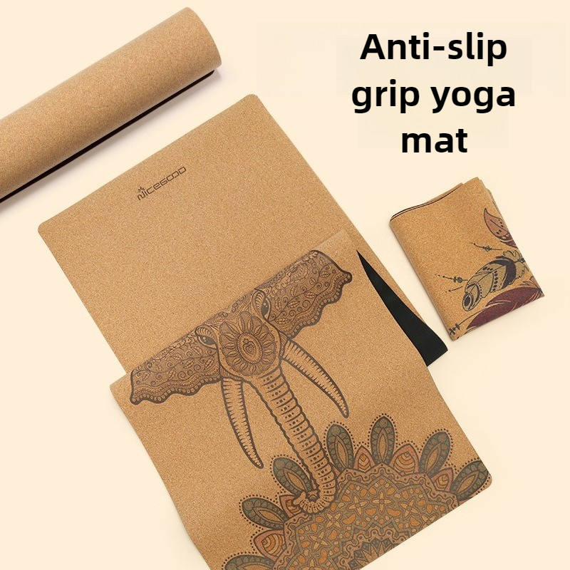 Pilates Yoga Mat Thickness - Pilates-uitrusting Yogamat Antislip kurkhoes, extra dikke