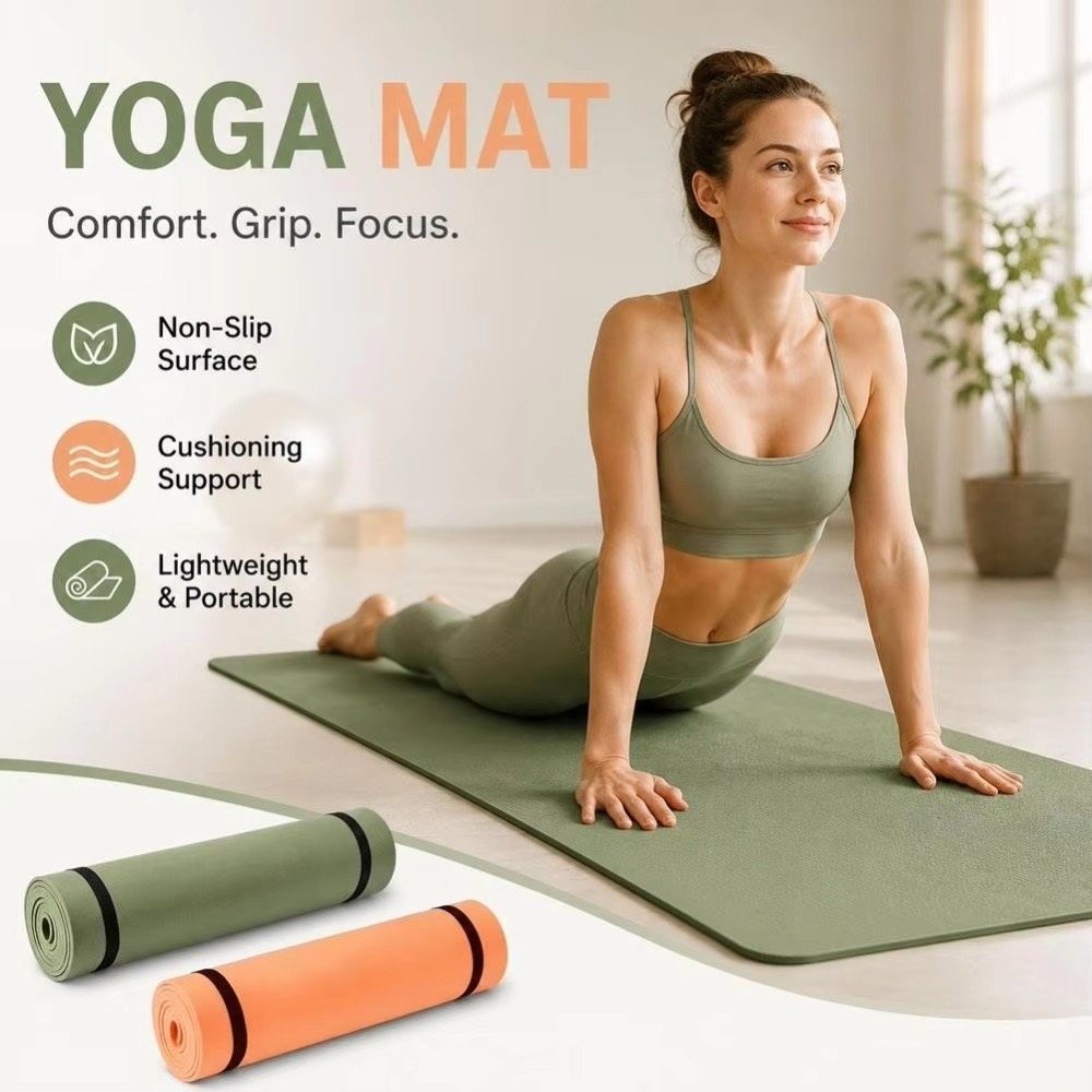 180×50cm Multicolor EVA Antisl - Pilates Yoga Mat Thickness recensie en prijs