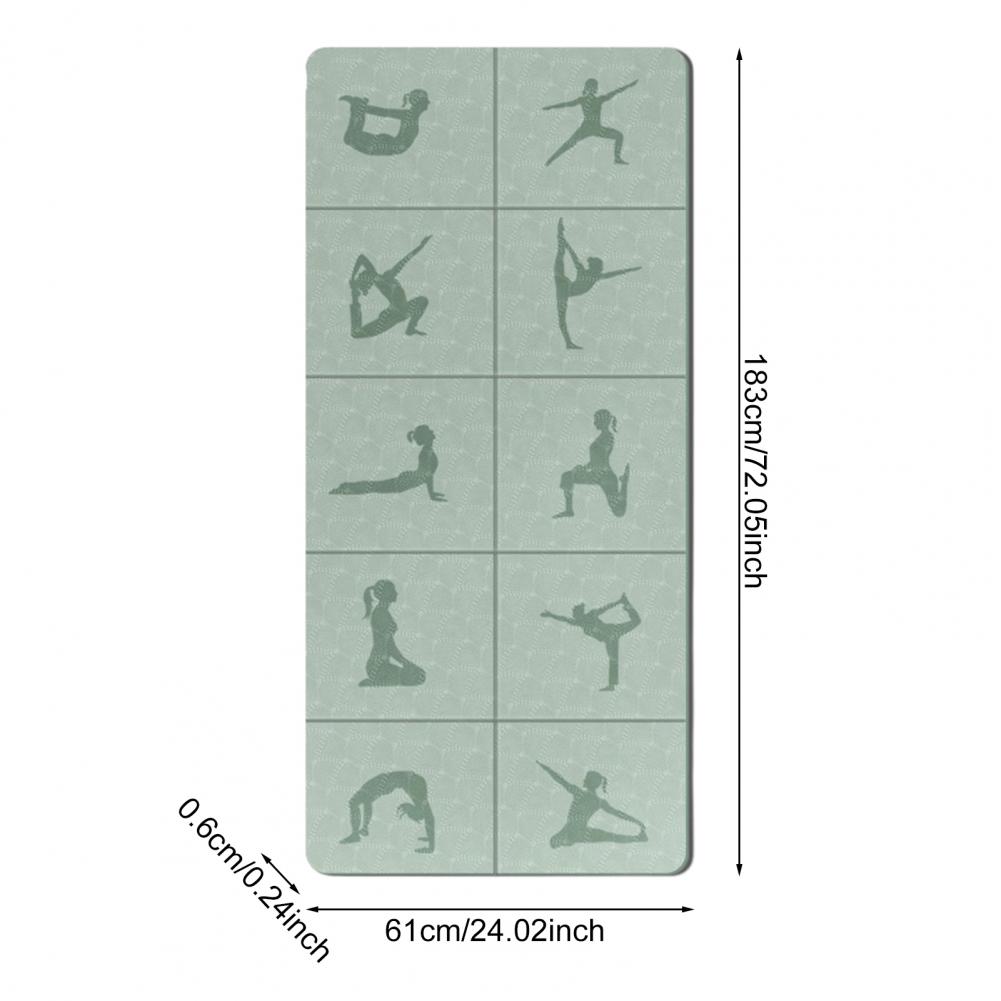 Opvouwbare yogamat Extra draag - Pilates Yoga Mat Thickness recensie en prijs