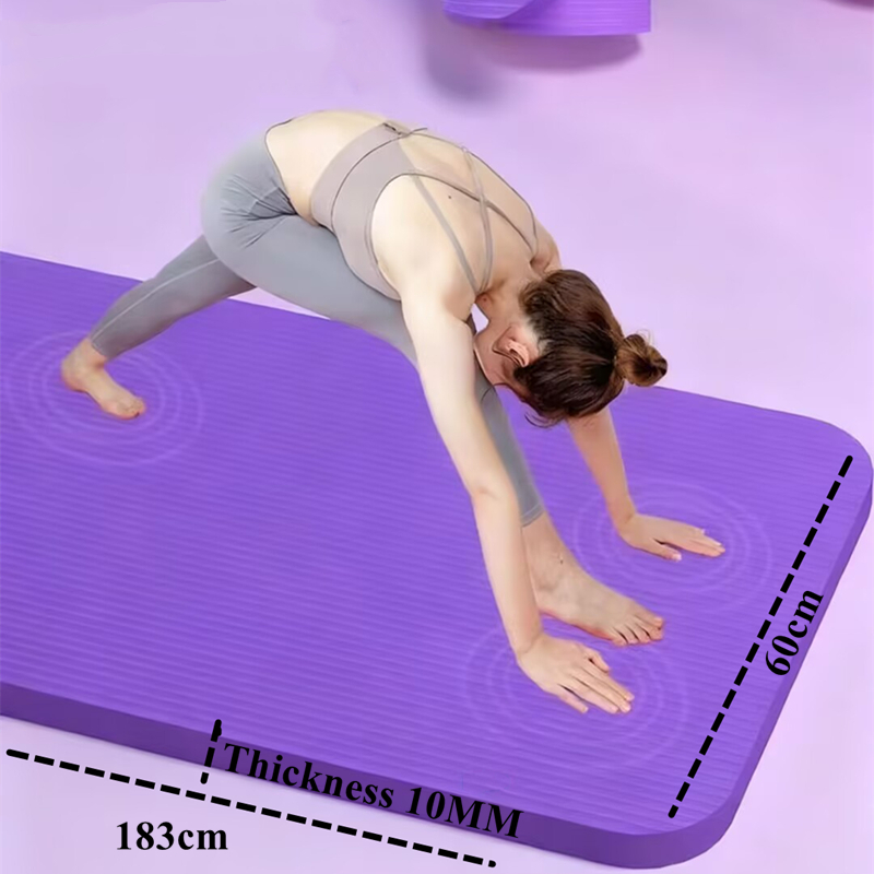Training 183x60cm Antislip Tra - Pilates Yoga Mat Thickness recensie en prijs