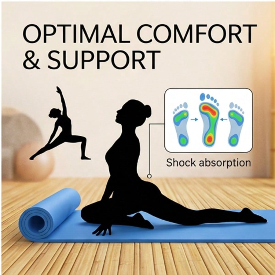 Extra brede 8mm TPE yogamat, a - Pilates Yoga Hiit recensie en prijs