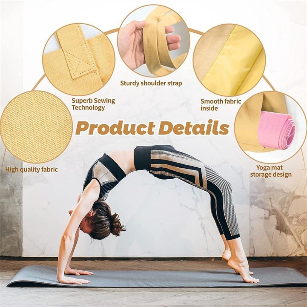 Yogamat-draagtas met grote cap - Pilates Yoga Mat Thickness recensie en prijs