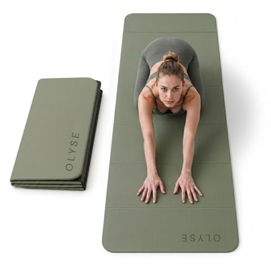 Opvouwbare yogamat voor yoga,  - Pilates Yoga Hiit recensie en prijs